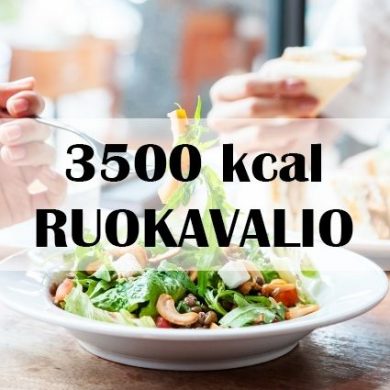 Ruokavalio 3500kcal
